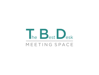 TBD (the best desk) Meeting Space logo design by salis17