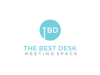 TBD (the best desk) Meeting Space logo design by mbamboex