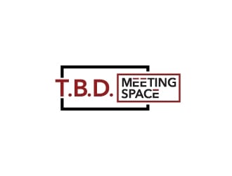 TBD (the best desk) Meeting Space logo design by zoki169