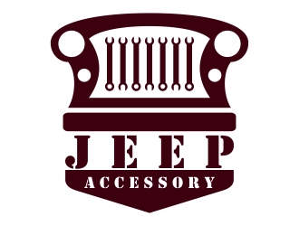 Jeep Accessory (or jeepaccessory.com)  logo design by cikiyunn
