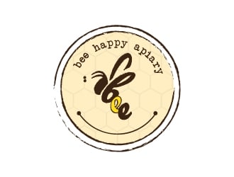 Bee Happy Apiary logo design by zakdesign700
