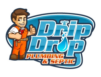 Drip Drop Plumbing & Septic logo design by daywalker