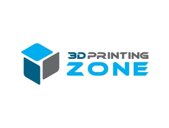3DPrintingZone  logo design by Boomstudioz