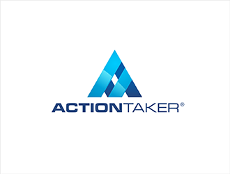 Action Taker® logo design by hole