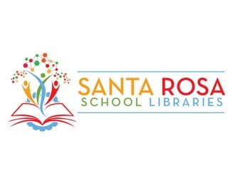 Santa Rosa School Libraries logo design by shere