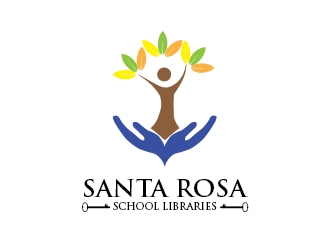 Santa Rosa School Libraries logo design by bcendet