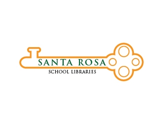 Santa Rosa School Libraries logo design by bcendet