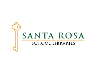 Santa Rosa School Libraries logo design by bcendet