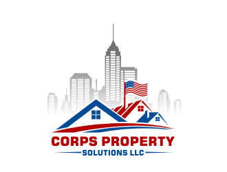Corps Property Solutions LLC logo design by Girly