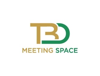 TBD (the best desk) Meeting Space logo design by GRB Studio