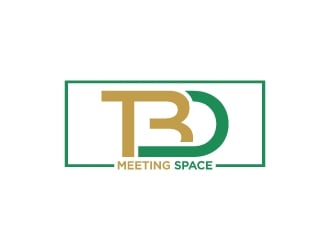 TBD (the best desk) Meeting Space logo design by GRB Studio