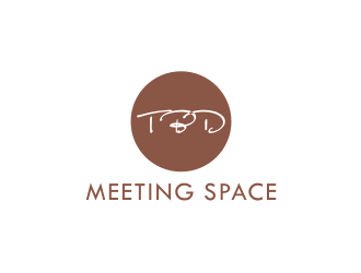 TBD (the best desk) Meeting Space logo design by logitec
