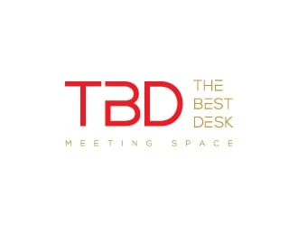 TBD (the best desk) Meeting Space logo design by zakdesign700