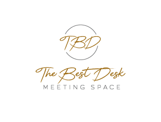 TBD (the best desk) Meeting Space logo design by PRN123