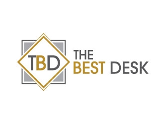 TBD (the best desk) Meeting Space logo design by J0s3Ph