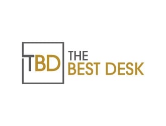 TBD (the best desk) Meeting Space logo design by J0s3Ph