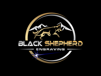 Black Shepherd Engraving logo design by cahyobragas