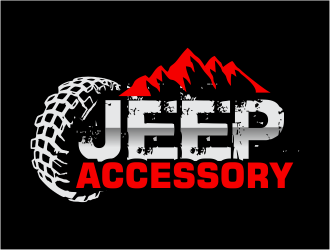 Jeep Accessory (or jeepaccessory.com)  logo design by Girly