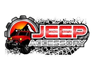 Jeep Accessory (or jeepaccessory.com)  logo design by madjuberkarya