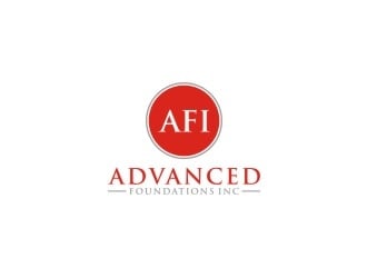 AFI Advanced Foundations Inc logo design by bricton