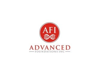 AFI Advanced Foundations Inc logo design by bricton