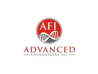 AFI Advanced Foundations Inc logo design by bricton