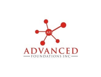AFI Advanced Foundations Inc logo design by bricton