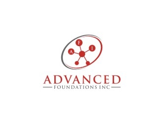 AFI Advanced Foundations Inc logo design by bricton