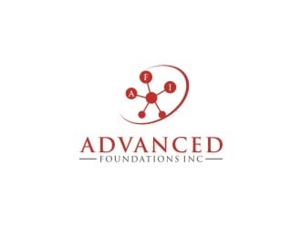 AFI Advanced Foundations Inc logo design by bricton