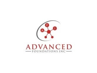 AFI Advanced Foundations Inc logo design by bricton
