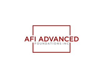 AFI Advanced Foundations Inc logo design by L E V A R