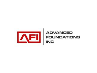 AFI Advanced Foundations Inc logo design by alby