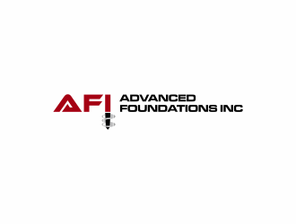 AFI Advanced Foundations Inc logo design by ammad