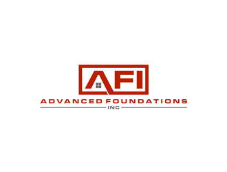AFI Advanced Foundations Inc logo design by johana