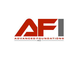AFI Advanced Foundations Inc logo design by johana