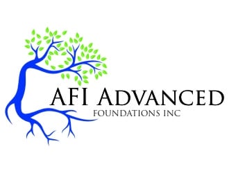 AFI Advanced Foundations Inc logo design by jetzu