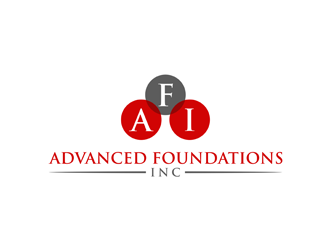 AFI Advanced Foundations Inc logo design by alby
