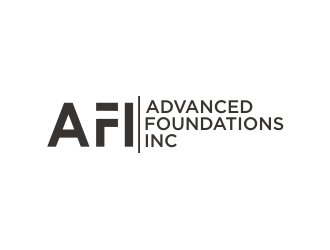 AFI Advanced Foundations Inc logo design by BintangDesign