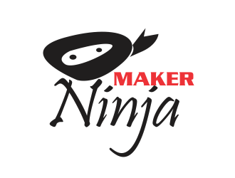 Maker Ninja logo design by Lut5