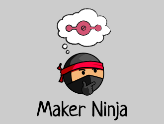 Maker Ninja logo design by Studio_Kreativ