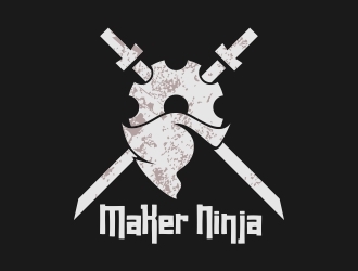 Maker Ninja logo design by arddesign