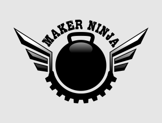 Maker Ninja logo design by AisRafa