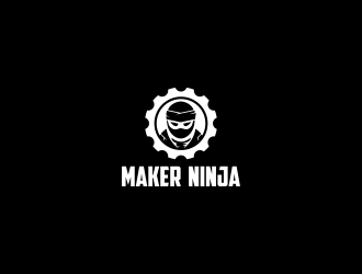 Maker Ninja logo design by senandung