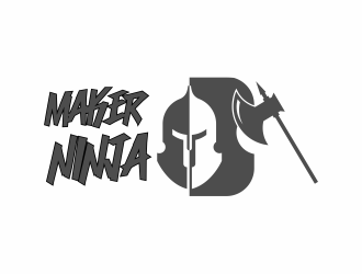 Maker Ninja logo design by ROSHTEIN