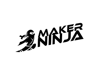 Maker Ninja logo design by mikael