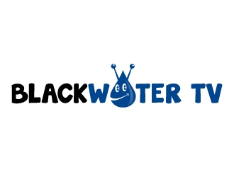 BLACKWATER TV logo design by uttam