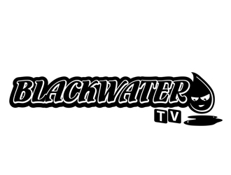 BLACKWATER TV logo design by Roma