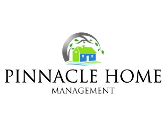 Pinnacle Home Management logo design by jetzu