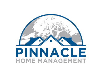 Pinnacle Home Management logo design by qonaah