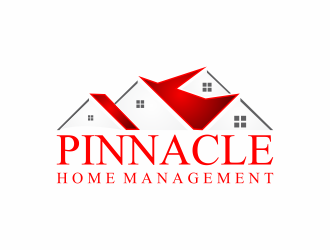 Pinnacle Home Management logo design by haidar